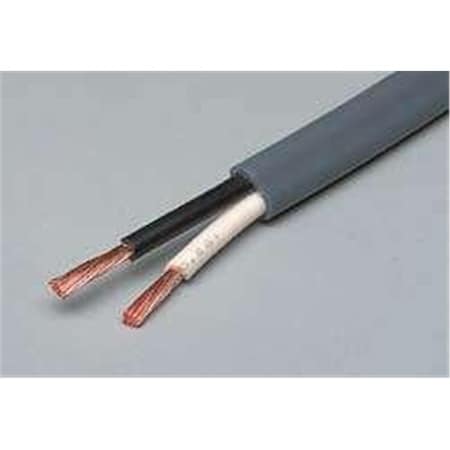 East Penn Primary Wire, 14 AWG, 2C C, Gray, PVC, Stranded, 60V, 1000 ft. E6B-3208